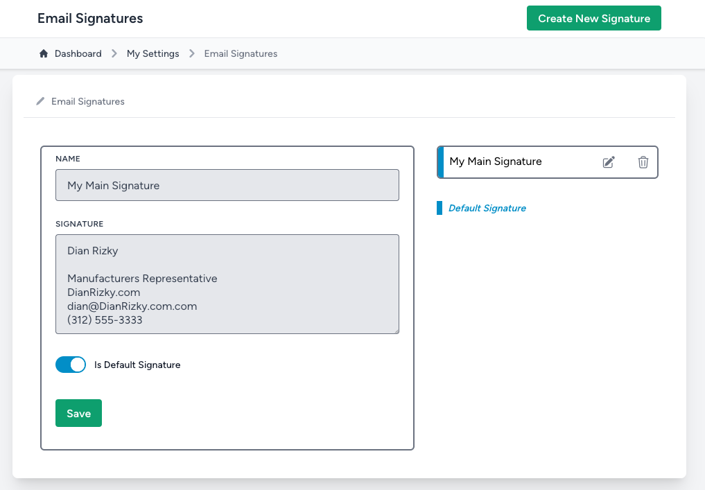 Email Signature Admin