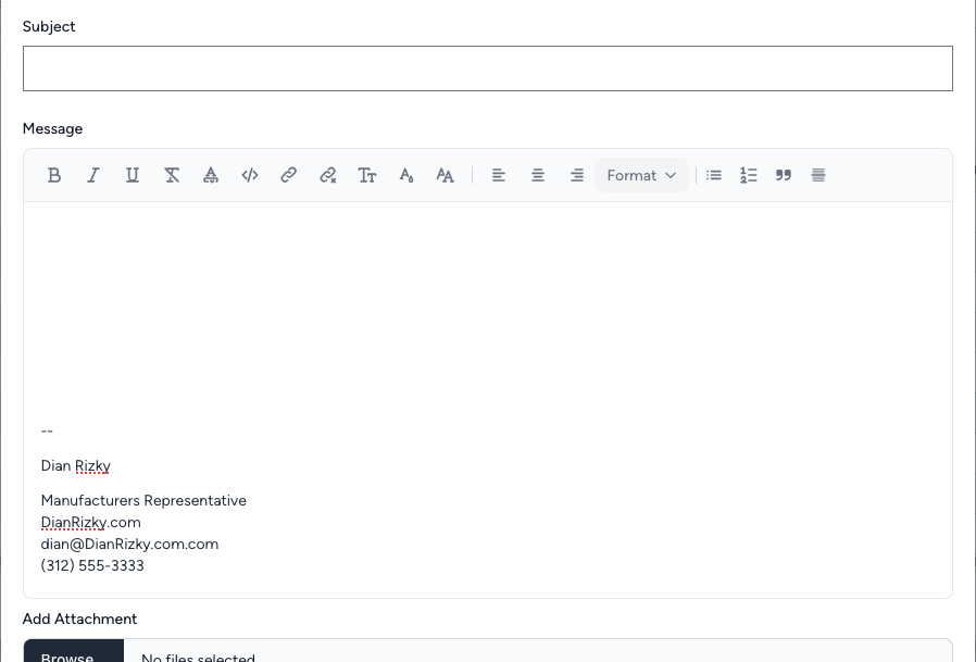 Email Signature Admin